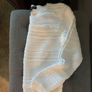 Banana Republic scallop detail sweater